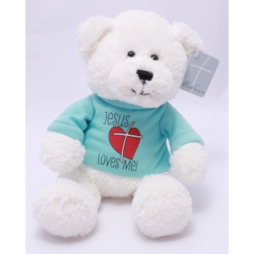 Jesus loves me clearance teddy bear